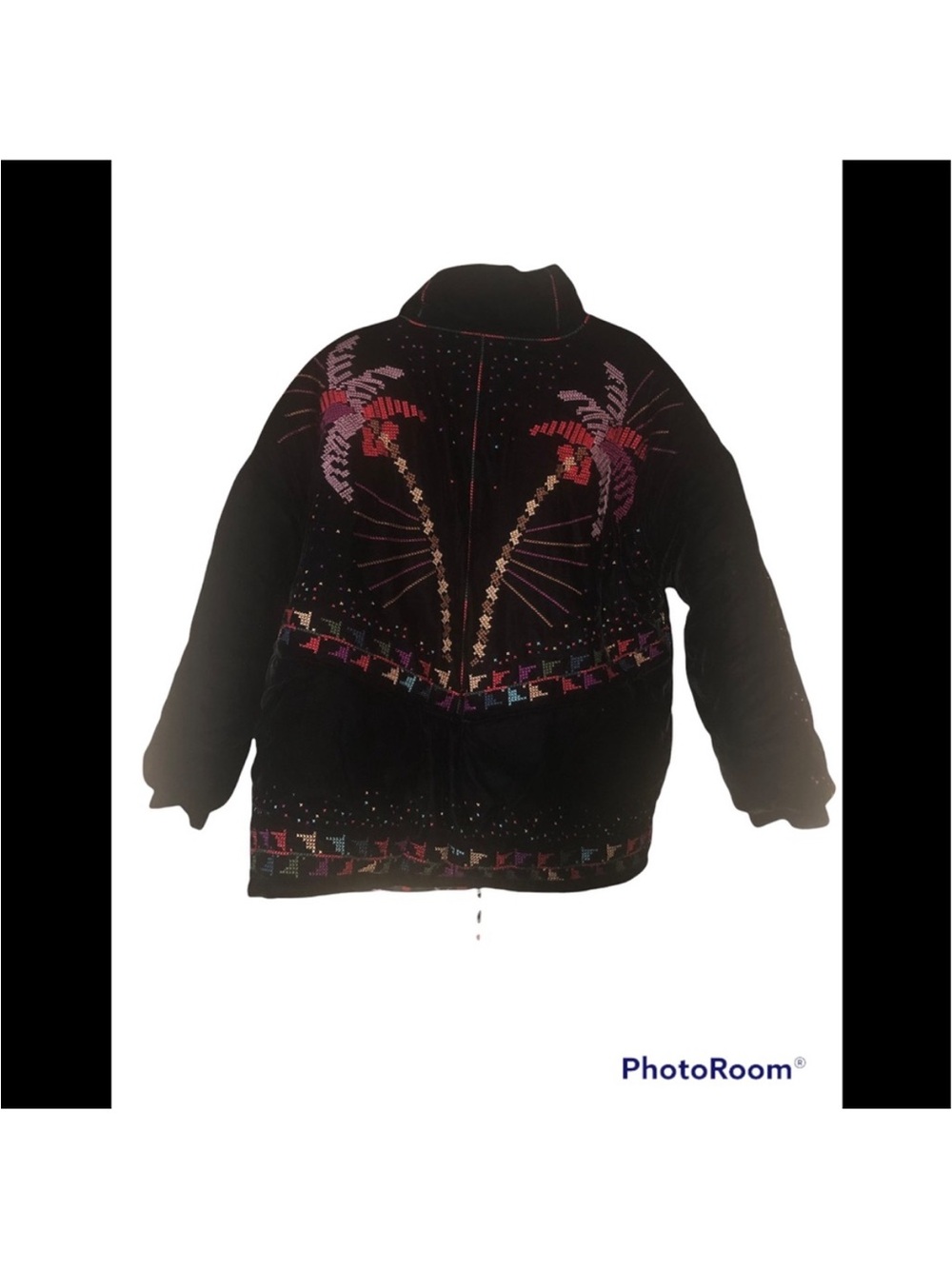 Farm Rio Reversible Embroidered Puffer Jacket - Picture 9 of 10